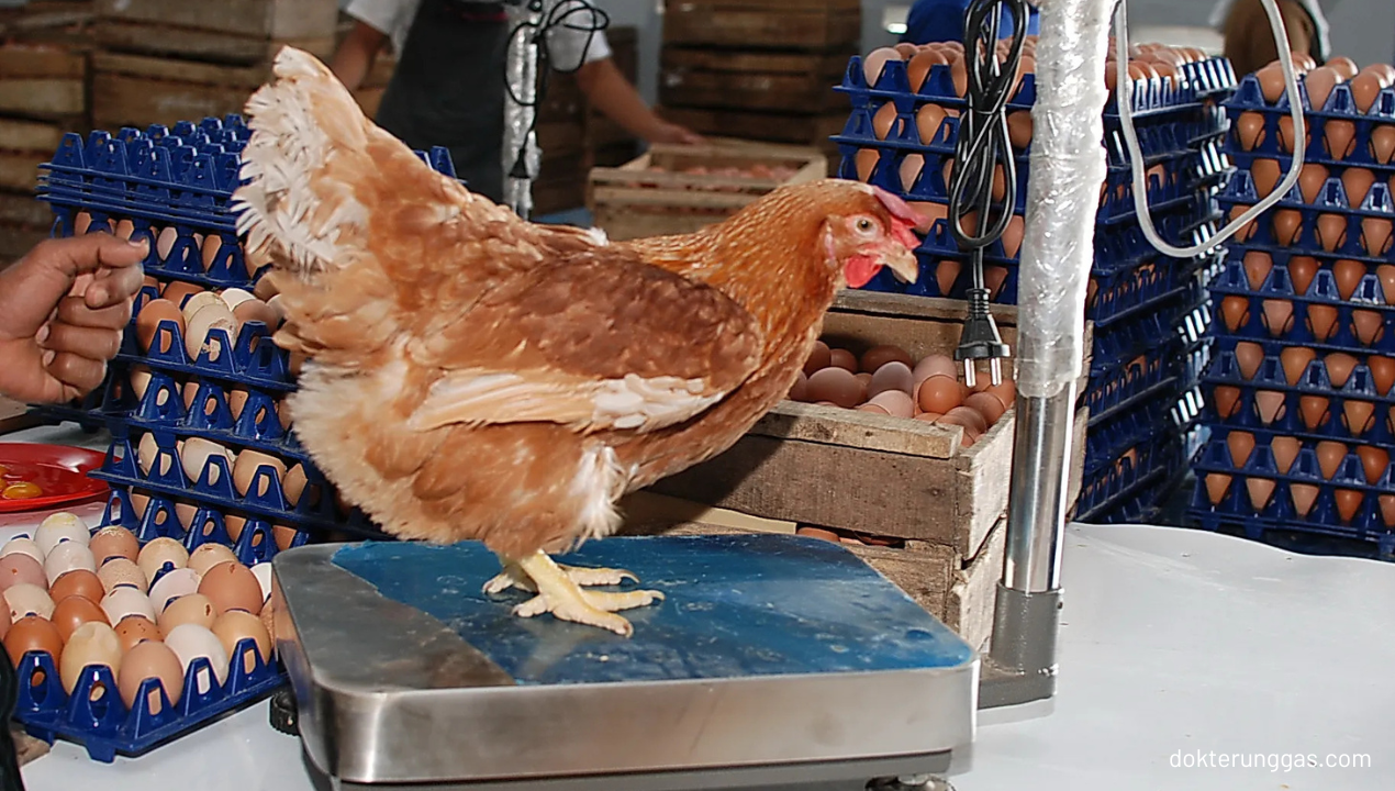 bobot pada ayam berkurang akibat koksidiosis